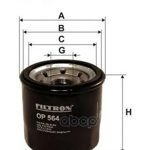 фото OP564 FILTRON Фильтр масляный Filtron арт. OP564