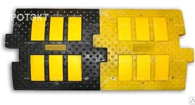 фото Лежачий полицейский ИДН-500 "Протэкт" основной элемент 500х500х50мм