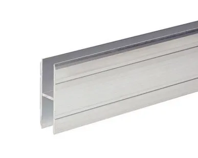 фото H-профиль алюминиевый /12мм /неокрашенный / 3м