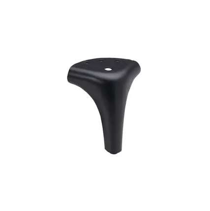 Фото №0 Опора меб. мет. OLYMPIA h120 угловая черный матовый AKS