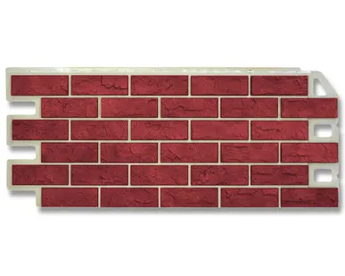 фото Фасадная панель (АП) "КИРПИЧ" Красный 1140*480 мм (раб.размер 1010*450)