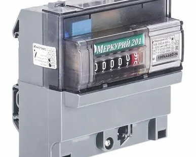 фото Счетчик «Меркурий» 201.5 1ф 5-60А 1 класс точн. 1 тариф.; имп. вых. мех Инкотекс 32419