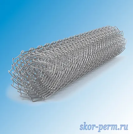 Фото №1 Сетка Рабица оцинкованная ячейка 30х30 мм, D=1,6 мм, рулон L=10 м, h=1,5 м