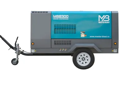 фото Винтовой компрессор Master Blast MB830D-7 (дизельный)