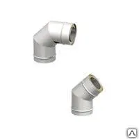 Фото №0 Сэндвич-колено нержавеющее "люкс" 1,0мм 90* д.115/180мм