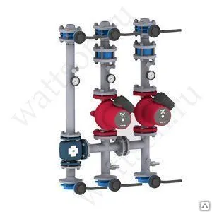фото МКС Модуль коммунальный GEFFEN Модуль смесительный D 65 2 x c Grundfos UPS