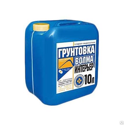 Фото №0 Грунтовка Волма Интерьер/10л. (50шт.)