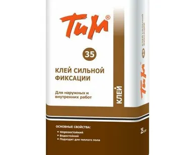 фото Клей Тим 35. для плитки высокой фиксации. 25 кг