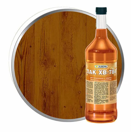 Фото №0 Лак ХВ-784 Лакра Орех 0,5 л
