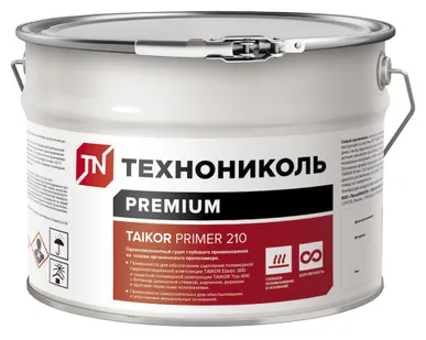 фото Грунт полиуретановый однокомпонентный TAIKOR Primer 210, ТехноНиколь 8кг
