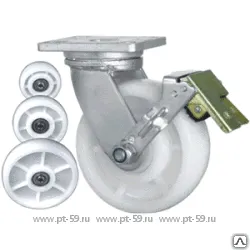 фото Колесо поворотное с площадкой Lema GH2-TPA-125-800-B6