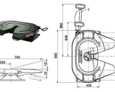 фото Седельно сцепное устройство ССУ JOST JSK37C150
