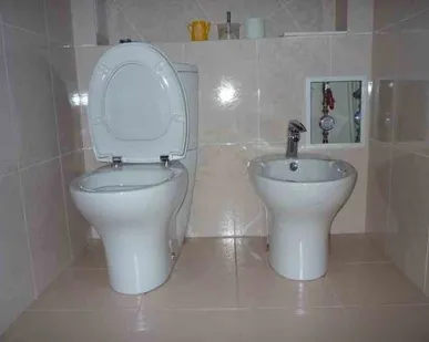 фото Установка унитаза, биде