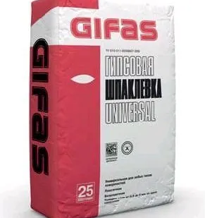 фото Финишная гипсовая шпаклевка GIFAS UNIVERSAL