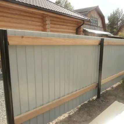 Фото №0 Установка забора