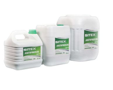 фото Антифриз SITEX G11 UNIVERSAL -40 Green Канистра 1 кг
