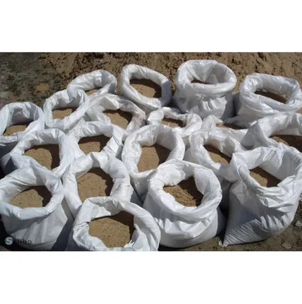 Фото №0 Песок в мешках для стяжки пола 50кг.