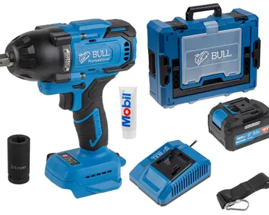 фото Гайковерт аккумуляторный бесщеточный BULL SC 1807/4 XLTpro, 750 Нм, 1/2", 1 АКБ х 4 Ач