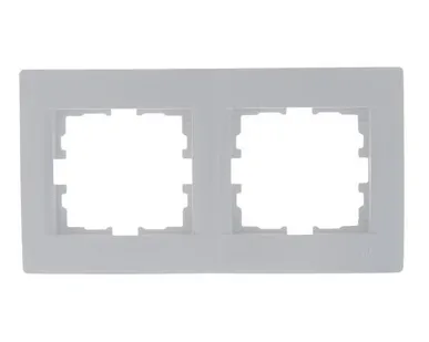 фото Рамка 2-м Karina горизонт. бел. LEZARD 707-0200-147