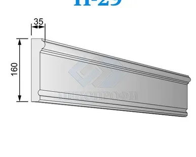 фото Фасадные наличники из пенопласта (пенополистирола) Н-29 ПСБ-С-35