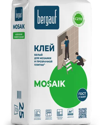 Фото №0 Клей для мозаики Bergauf Mosaik, 25 кг