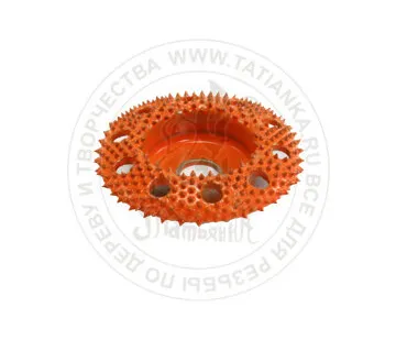 фото SD290H - Рашпильный диск Ø50,8мм, плоский край (ex-coarse), с отверстиями SUB-SD29OH