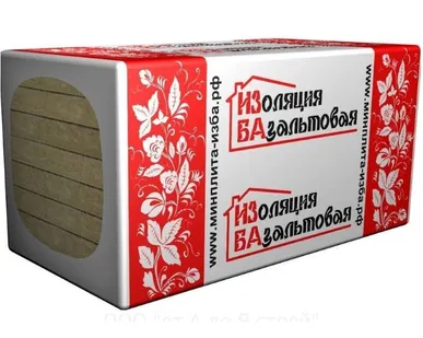 фото Теплоизоляция Стандарт 45кг/м3 (50*600*1000) 12шт. 7,2м2  (0,36м3) ИЗБА