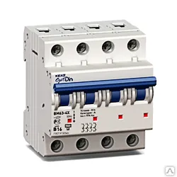 фото Автоматический выключатель OptiDin BM63-4C16-УХЛ3 (ВМ63)