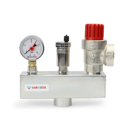 Фото №0 Группа безопасности котла Varmega VM16303, 1" ВР сталь, до 200 кВт