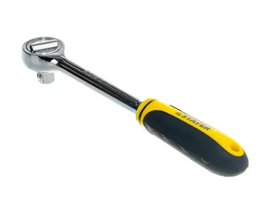 фото Ключ-трещотка 1/2 с переключателем для торцевых головок, 45 зубцов, STAYER, 1 шт