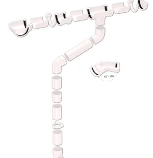 фото Пластиковая водосточная система Rohrfit Meister
