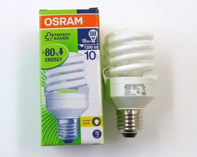 фото Лампа энергосберегающая Osram 18/827 Е27
