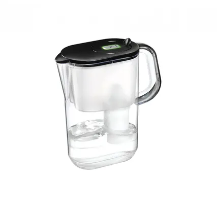 Фото №0 Кувшин СИНГАПУР с индикатором ресурса Опти-Лайт (очищенной воды 1.7 л., черный)