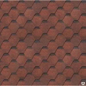 фото SHINGLAS финская черепица цвет - красный