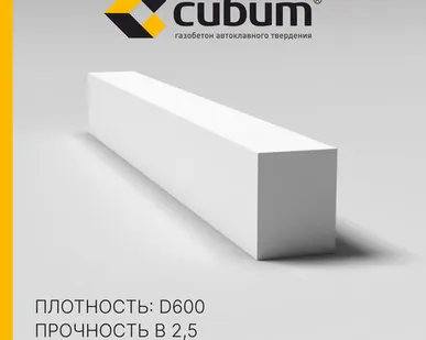 фото Перемычка из газобетона Сибит 2500х200х250 мм