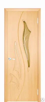 Фото №0 Лилия дверное полотно с ПВХ покрытием