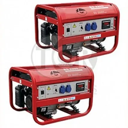 Фото №0 Генератор TOR TR220EW 5,0кВт 220В 25л (бензин, медь) 
с кнопкой запуска и колесами