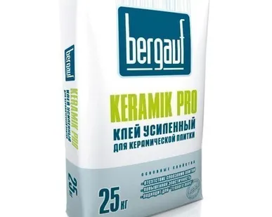 фото Клей плиточный Keramik PRO усиленный 25 кг Bergauf (56)