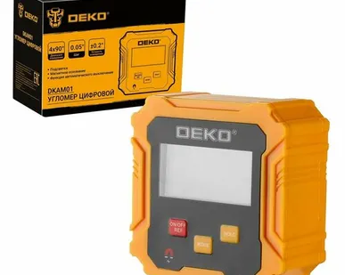 фото Угломер цифровой DEKO DKAM01, с магнитным основанием