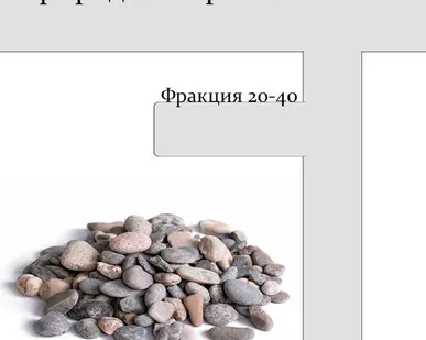 фото Природный гравий фракции 20-40