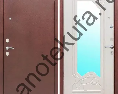 фото Дверь входная металлическая Зеркало