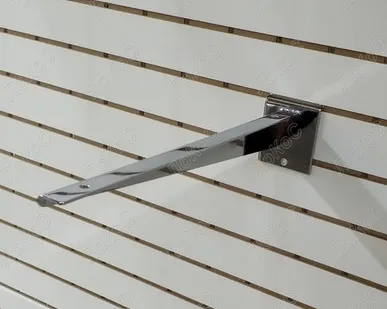 фото Кронштейн для полки на кросспанель L=300мм, хром