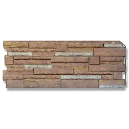 Фото №0 Фасадная панель (АП) "СКАЛИСТЫЙ КАМЕНЬ" Памир КОМБИ 1160*450 мм (раб.размер 1100*420)
