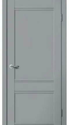 Фото №0 Дверь межкомнатная ПГ С1 (Classic) глухая, эмалит, Серый 2000х800мм
