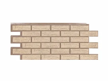 Фото №0 Фасадная панель Техоснастка | Лондон Брик Желтый