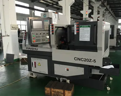 фото Двухшпиндельный токарный станок с ЧПУ CNC20Z-5 в Москве