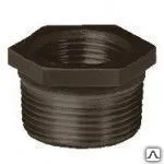 Фото №0 Футорка чугунная, черная, 50х32 мм