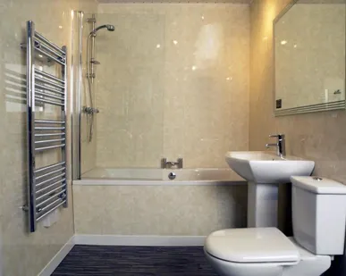 фото Отделка ванных панелями