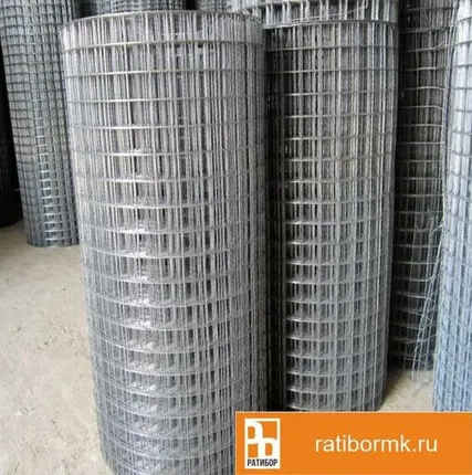 Фото №0 Сетка Рабица оцинкованная 35х35х1,8 мм в рулоне 1,5х10 м