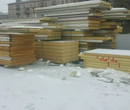 Фото №0 Сэндвич панели, наполнение ппу 120 мм, 3,06 м
